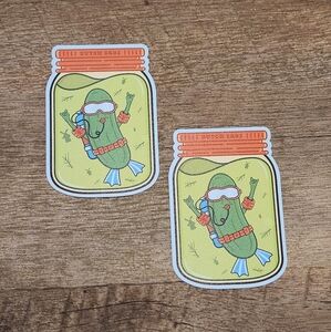 Dutch Bros Pickle Scratch and Sniff- April Sticker